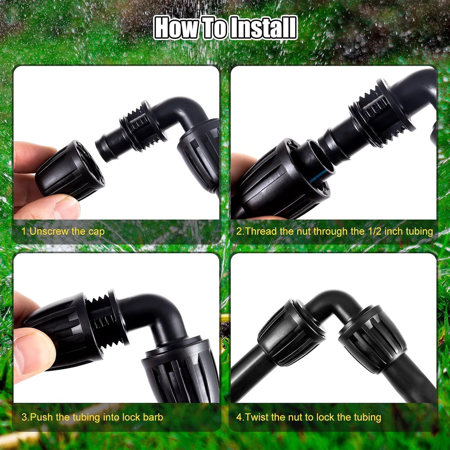 21Pcs US Standard Faucet Adapter, Irrigation Connectors, End Plugs