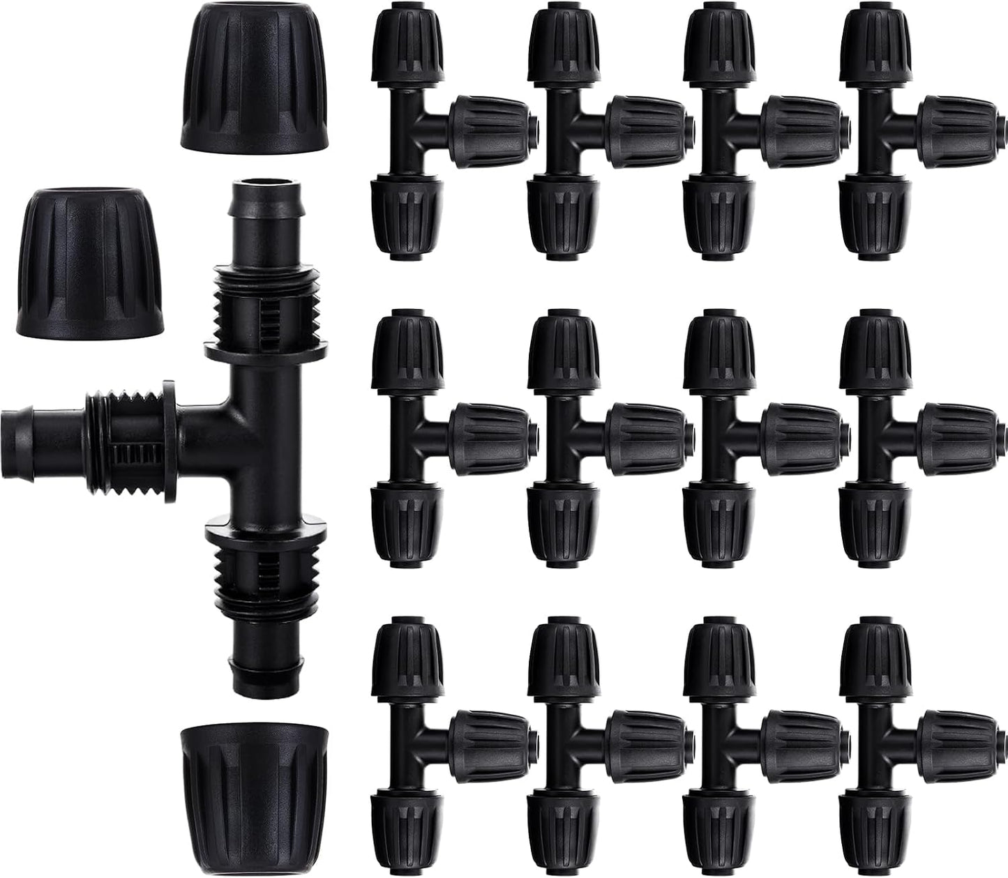 21Pcs US Standard Faucet Adapter, Irrigation Connectors, End Plugs