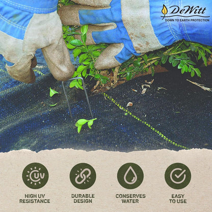 Sunbelt Weed Barrier Fabric 3.2 oz, 6 x 300 Feet – Heavy-Duty