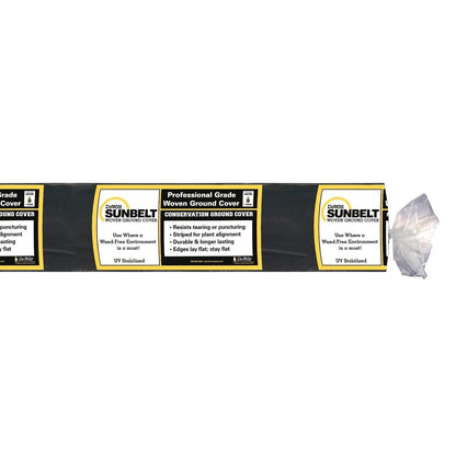 Sunbelt Weed Barrier Fabric 3.2 oz, 6 x 300 Feet – Heavy-Duty