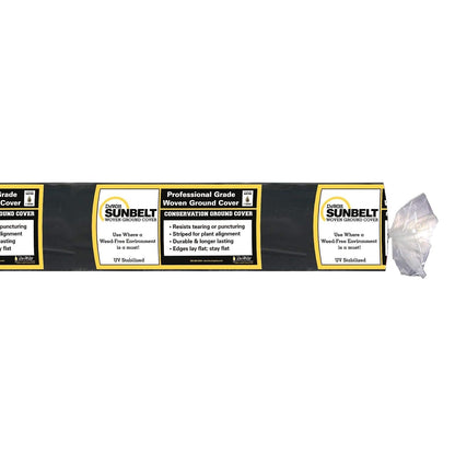 Sunbelt Weed Barrier Fabric 3.2 oz, 6 x 300 Feet – Heavy-Duty