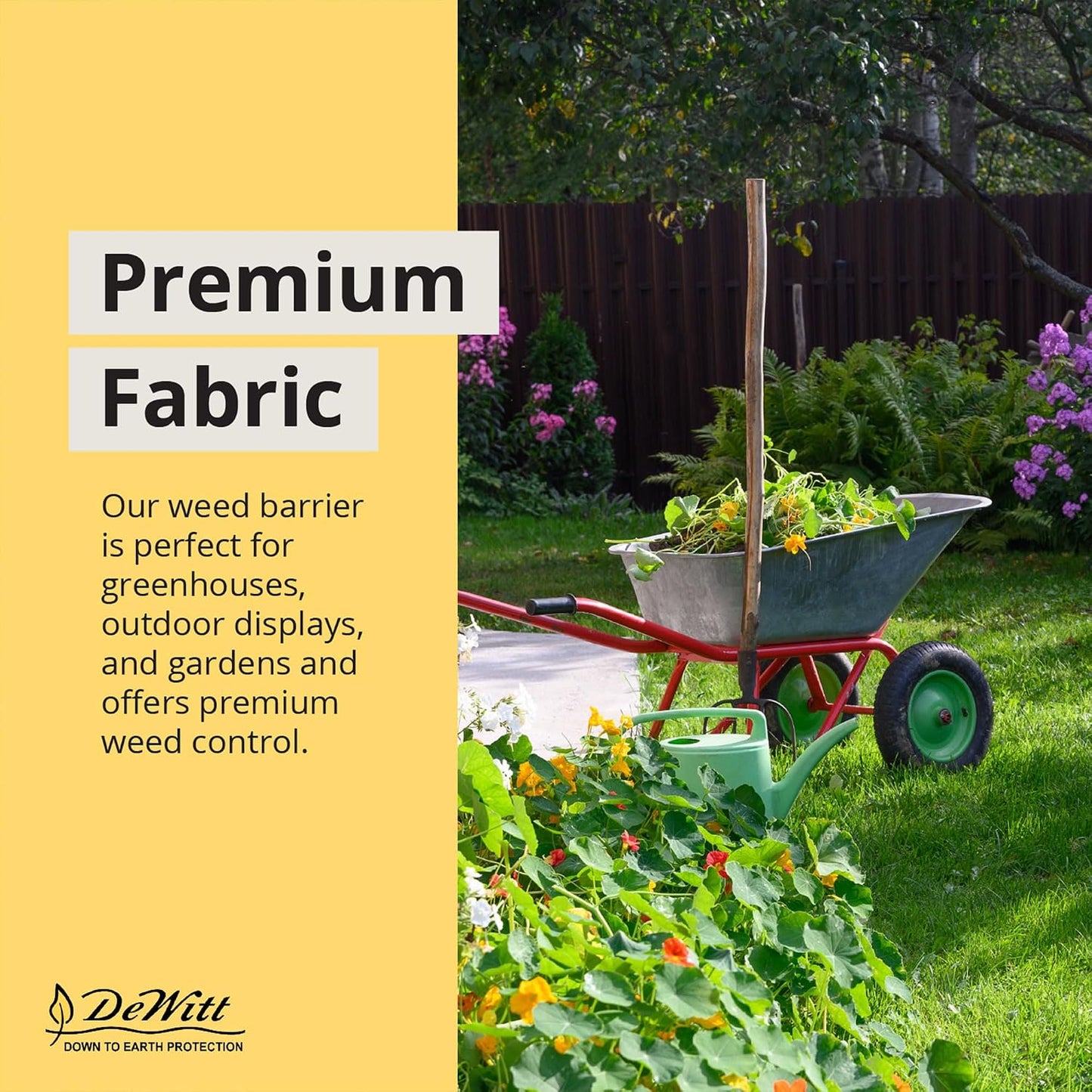 Sunbelt Weed Barrier Fabric 3.2 oz, 6 x 300 Feet – Heavy-Duty