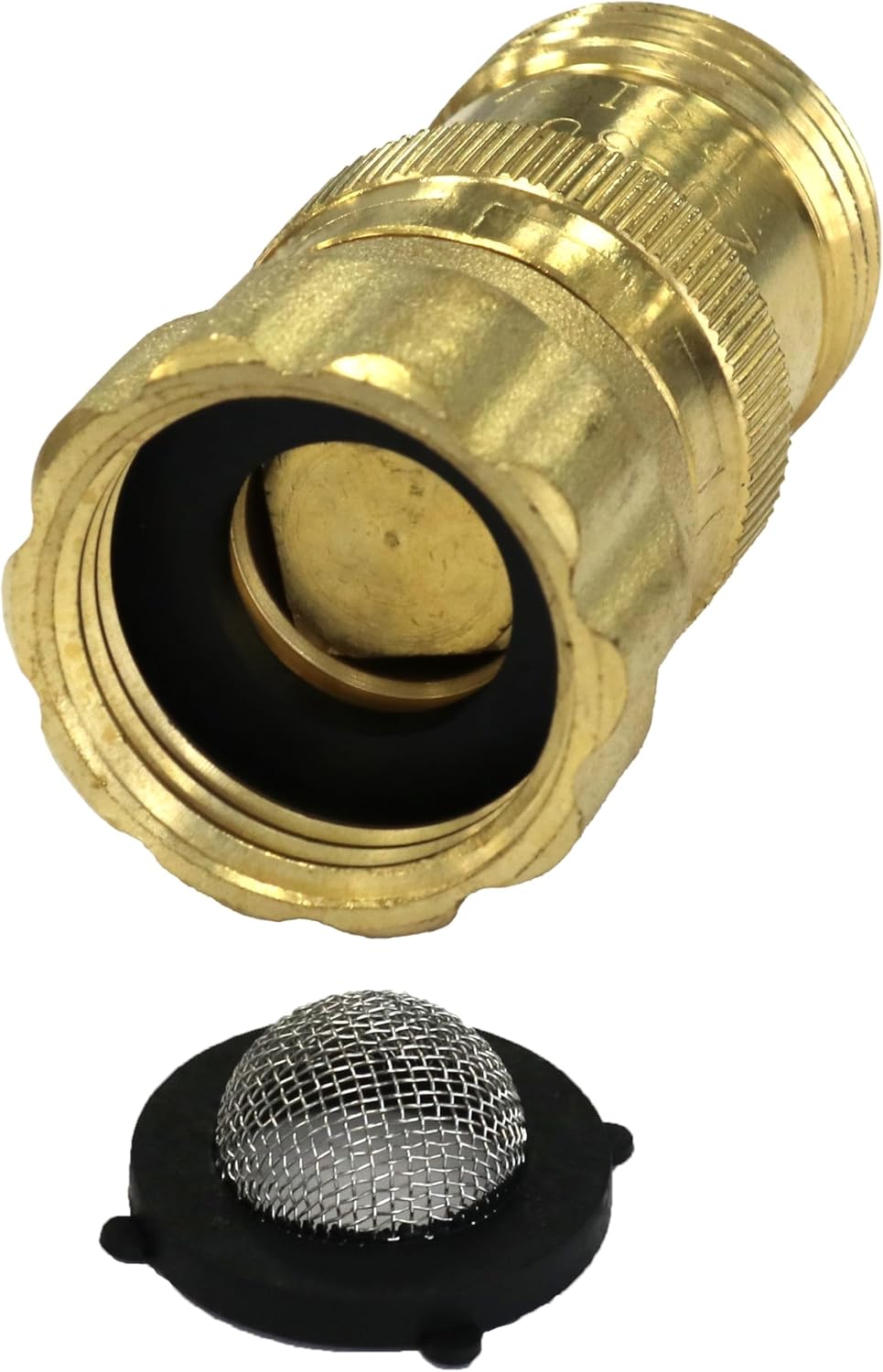 Vibrant Yard Co. Heavy Duty 25 PSI Lead-Free Brass Pressure Regulator for Soaker Hose and Drip Irrigation System with 3/4" Connections