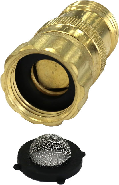 Vibrant Yard Co. Heavy Duty 25 PSI Lead-Free Brass Pressure Regulator for Soaker Hose and Drip Irrigation System with 3/4" Connections