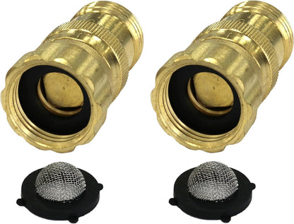 Vibrant Yard Co. Heavy Duty 25 PSI Lead-Free Brass Pressure Regulator for Soaker Hose and Drip Irrigation System with 3/4" Connections