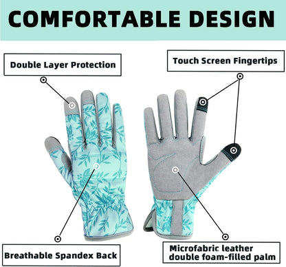 Gardening Gloves for Women, Thorn Proof Garden Gloves Yard Glove