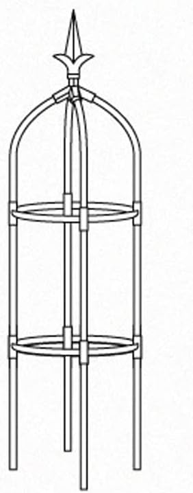 Garden Trellis for Climbing Plants Plant Support Cage, Tower Obelisk Plant Support Indoor Potted Plant, Plant Trellis for Climbing Vines, Tomato, Flower, Vegetable, Rose