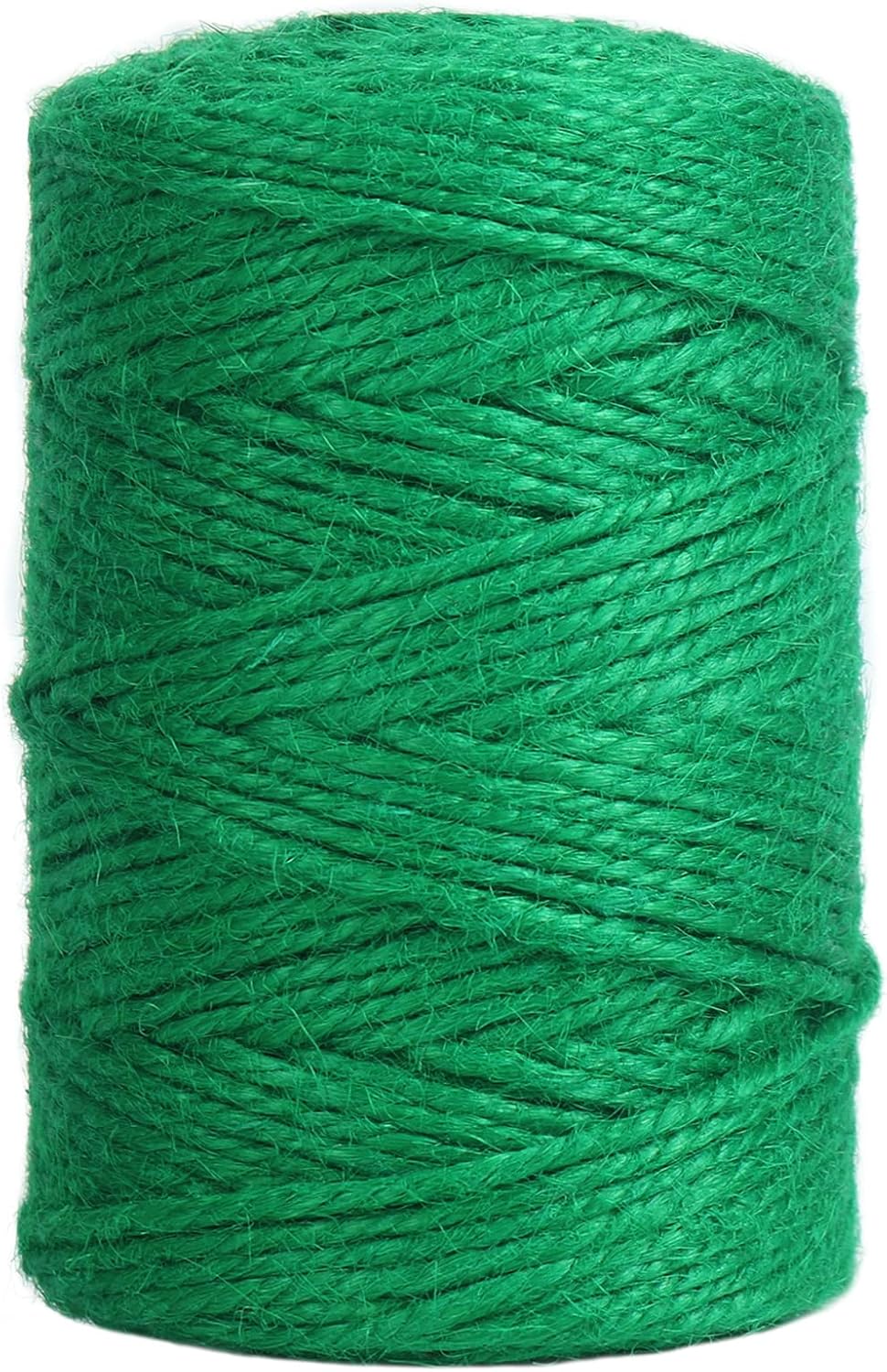 Garden Twine, 328 Feet 3mm Green Plant Ties, Strong Jute Twine String for Climbing Plants, Tomatoes, Crafts and Decoration