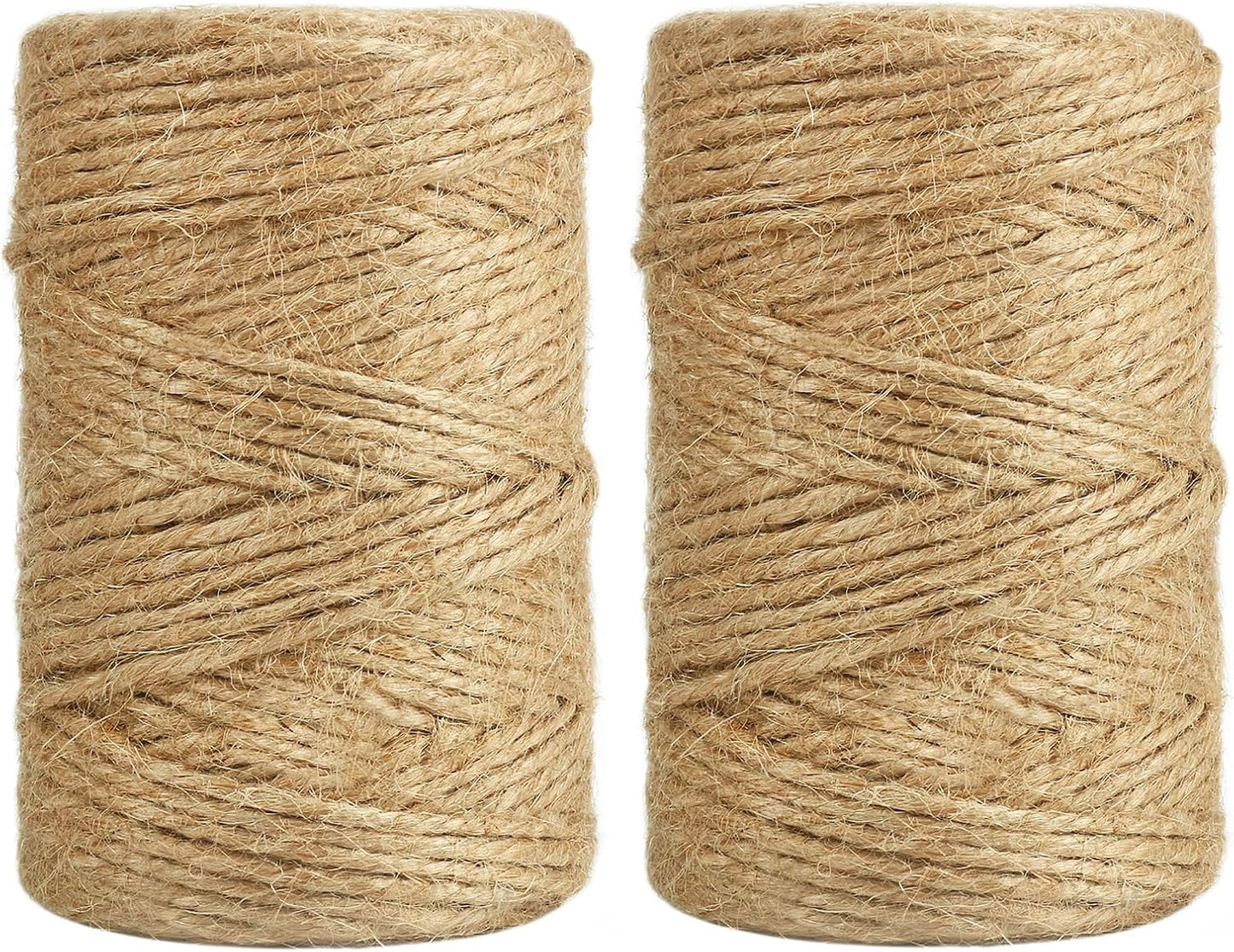 Garden Twine, 328 Feet 3mm Green Plant Ties, Strong Jute Twine String for Climbing Plants, Tomatoes, Crafts and Decoration