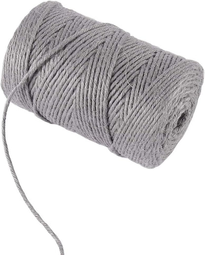 Garden Twine, 328 Feet 3mm Green Plant Ties, Strong Jute Twine String for Climbing Plants, Tomatoes, Crafts and Decoration