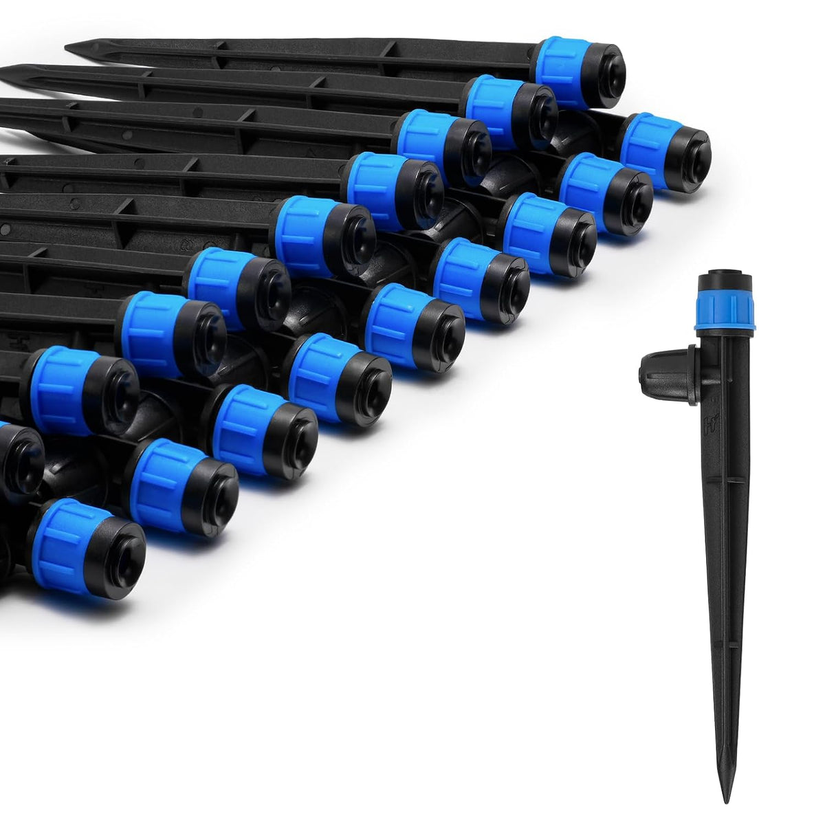 100pcs Drip Irrigation Emitters for 1/4" Drip Tubing