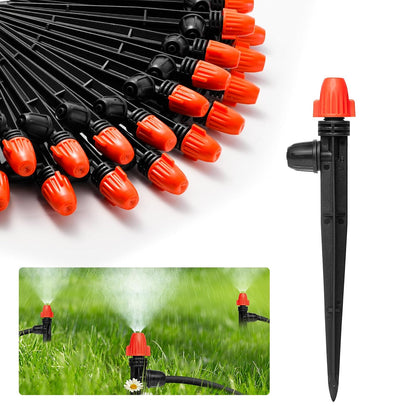 100pcs Drip Irrigation Emitters for 1/4" Drip Tubing