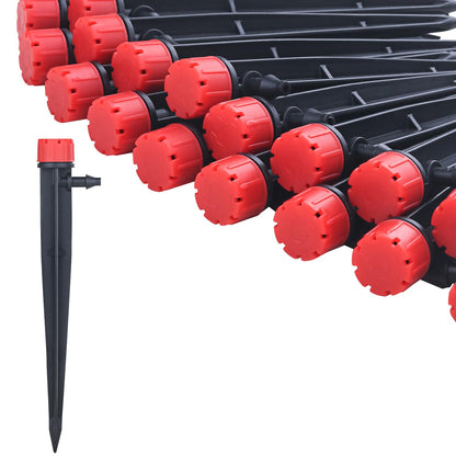 100pcs Drip Irrigation Emitters for 1/4" Drip Tubing