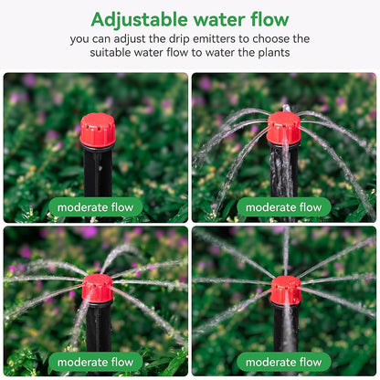 100pcs Drip Irrigation Emitters for 1/4" Drip Tubing