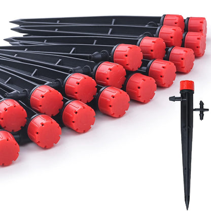 100pcs Drip Irrigation Emitters for 1/4" Drip Tubing