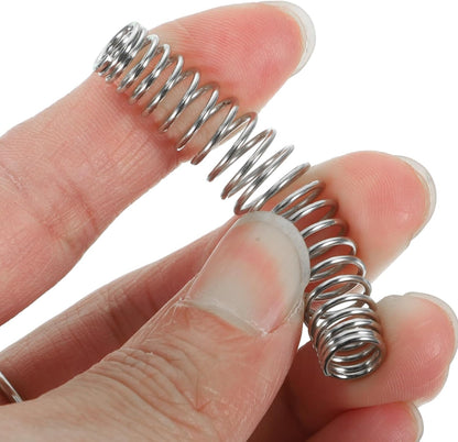 20pcs Stainless Steel Garden Clipper Replacement Springs for Pruners, Shears, and Trimming Scissors - 1.96 Inch Springs for Gardening Use