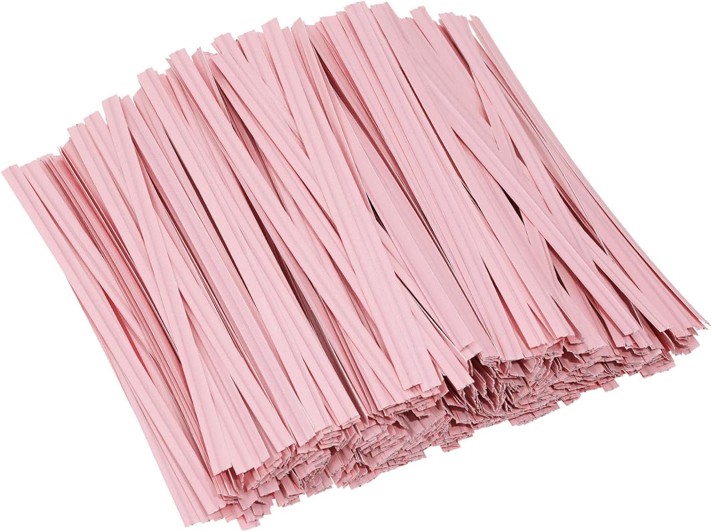 500pcs Kraft Paper Twist Ties Plant Ties 4inch Reusable Bread Twist Ties cake pop ties Cable Ties Candy Ties for Bags (Green)