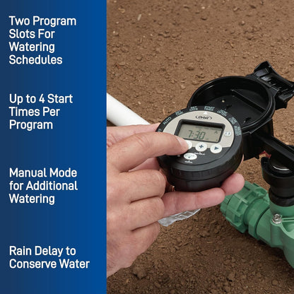 57865 Outdoor Battery-Powered Water Sprinkler Controller