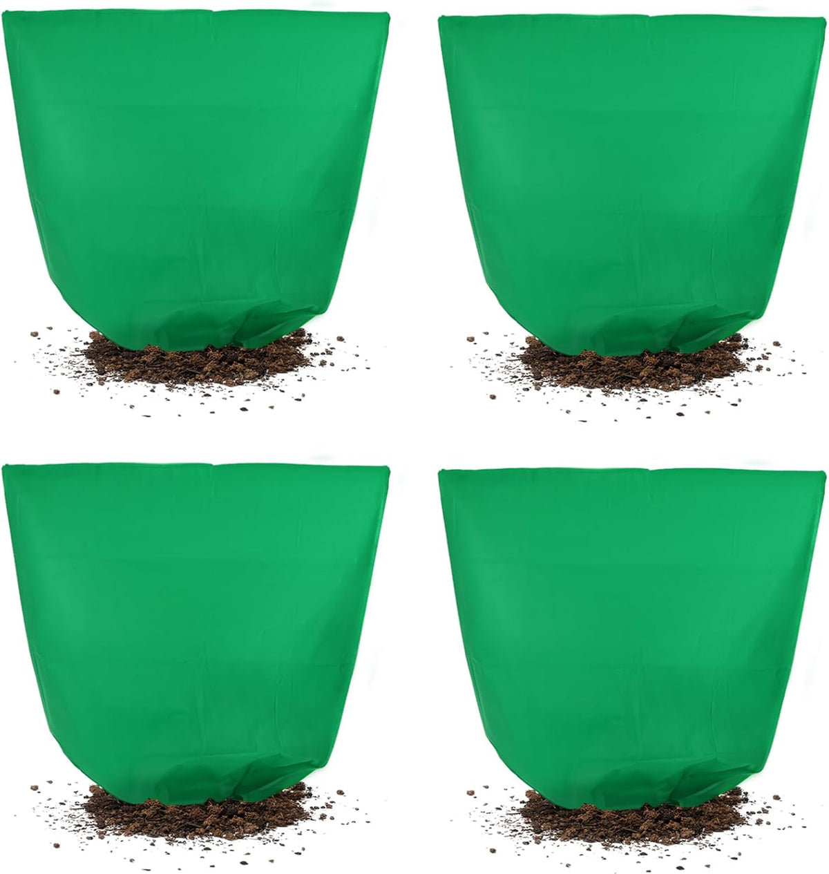 4 Pcs 39 x 39 in Winter Plant Covers Freeze Protection with Drawstring
