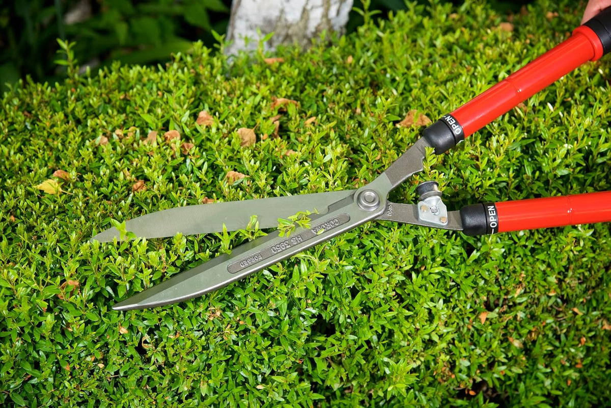 10″ Extendable Hedge Shears – Telescoping Garden Trimmer For Hedges, Shrubs & Landscaping
