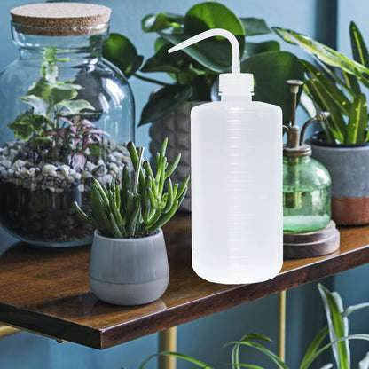 Oubest Squeeze Bottle 1000ml 32oz Wash Bottle Succulent Watering Can LDPE Plastic Squirt Bottle for Irrigation Plant, Medical Lab, Tattoo Supplies 1pc