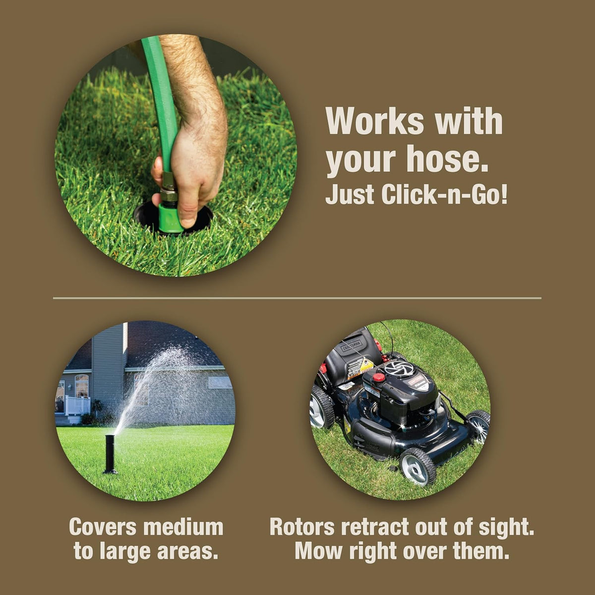 32ETI DIY Install In-Ground Automatic Sprinkler Kit