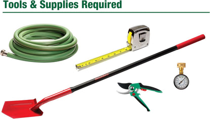 32ETI DIY Install In-Ground Automatic Sprinkler Kit