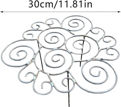 2026 New Peony Cages and Supports, Metal Plant Support Ring for Garden, Indoor Pots, Flower Hoop for Upright Growth and Protection (1, M（15.9" x 15.9"）* 2)