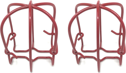 Red Fire Sprinkler Head Guard Covers for Pendant & Upright & Horizontal Heads 1/2" - 3/4" Pack of 2