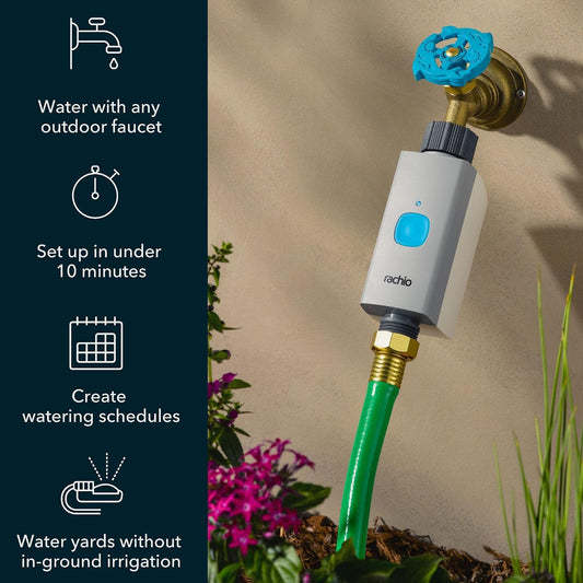Smart Hose Timer: App-Controlled Faucet Timer. 1 Valve + 1 WiFi Hub