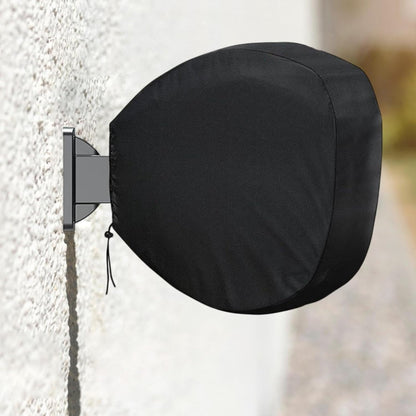 Garden Hose Reel Cover Weatherproof – Oxford Cloth Retractable Hose Reel Cover, Waterproof & Sun Protection, 23.6×17.7×23.6 Inch Unfold, with Storage Bag – Black