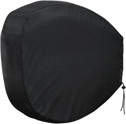 Garden Hose Reel Cover Weatherproof – Oxford Cloth Retractable Hose Reel Cover, Waterproof & Sun Protection, 23.6×17.7×23.6 Inch Unfold, with Storage Bag – Black
