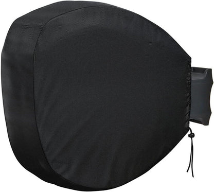 Garden Hose Reel Cover Weatherproof – Oxford Cloth Retractable Hose Reel Cover, Waterproof & Sun Protection, 23.6×17.7×23.6 Inch Unfold, with Storage Bag – Black