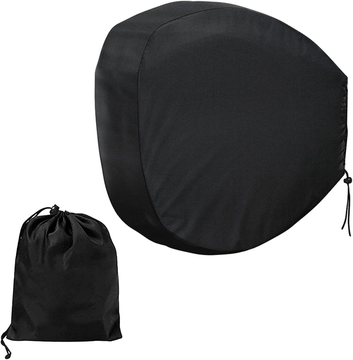 Garden Hose Reel Cover Weatherproof – Oxford Cloth Retractable Hose Reel Cover, Waterproof & Sun Protection, 23.6×17.7×23.6 Inch Unfold, with Storage Bag – Black