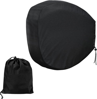 Garden Hose Reel Cover Weatherproof – Oxford Cloth Retractable Hose Reel Cover, Waterproof & Sun Protection, 23.6×17.7×23.6 Inch Unfold, with Storage Bag – Black