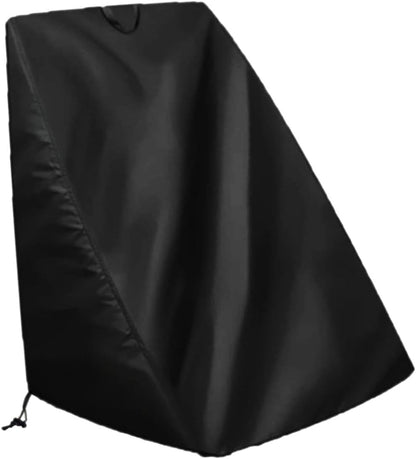 Garden Hose Reel Cover Weatherproof – Oxford Cloth Retractable Hose Reel Cover, Waterproof & Sun Protection, 23.6×17.7×23.6 Inch Unfold, with Storage Bag – Black