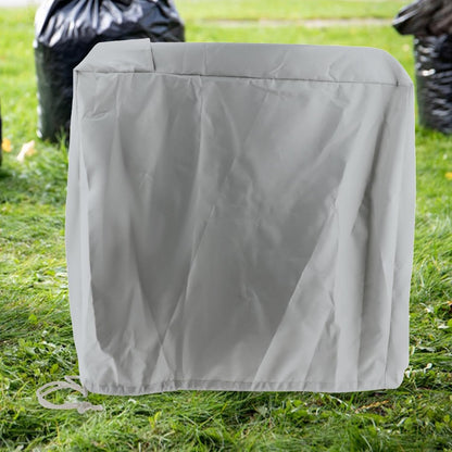 Garden Hose Reel Cover Weatherproof – Oxford Cloth Retractable Hose Reel Cover, Waterproof & Sun Protection, 23.6×17.7×23.6 Inch Unfold, with Storage Bag – Black