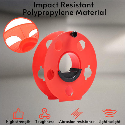 100 ft Extension Cord Storage Reel, Impact-Resistant