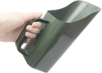 Garden Shovel,Green Scoop, Multifunctional Bucket Gardening Tool, Cultivation Shovel Spoons Digging Tool, Small Plastic Handy Garden Scoop for Soil, Compost, Plantings (Color:Army Green)
