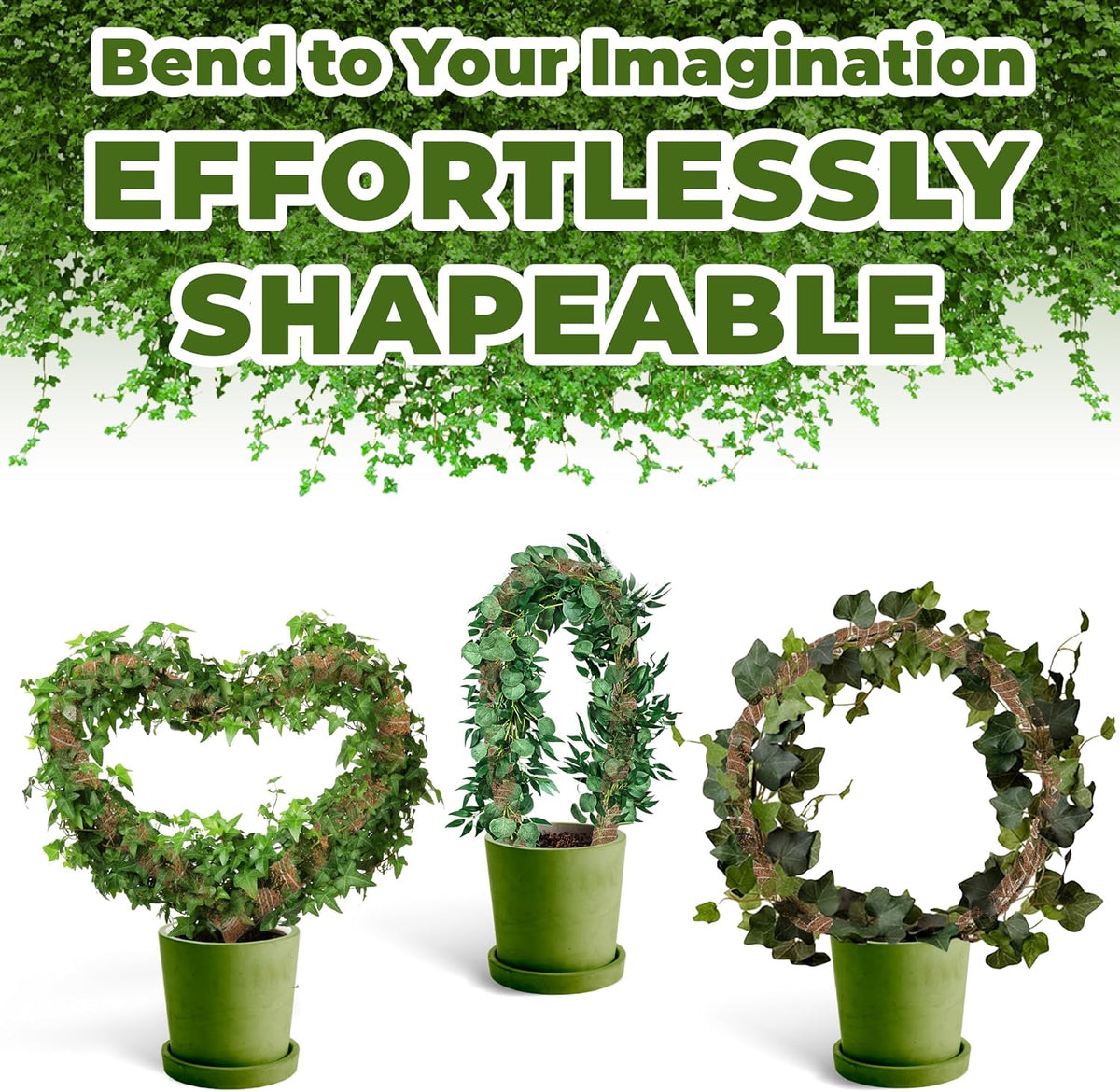 2 Pack 48'' Bendable Moss Pole Monstera Plant Support for Climbing Indoor Plants - Stakes for Potted Climbers - Tall Sticks Indoor Trellis for Houseplants - Accessories for Monstera Pot