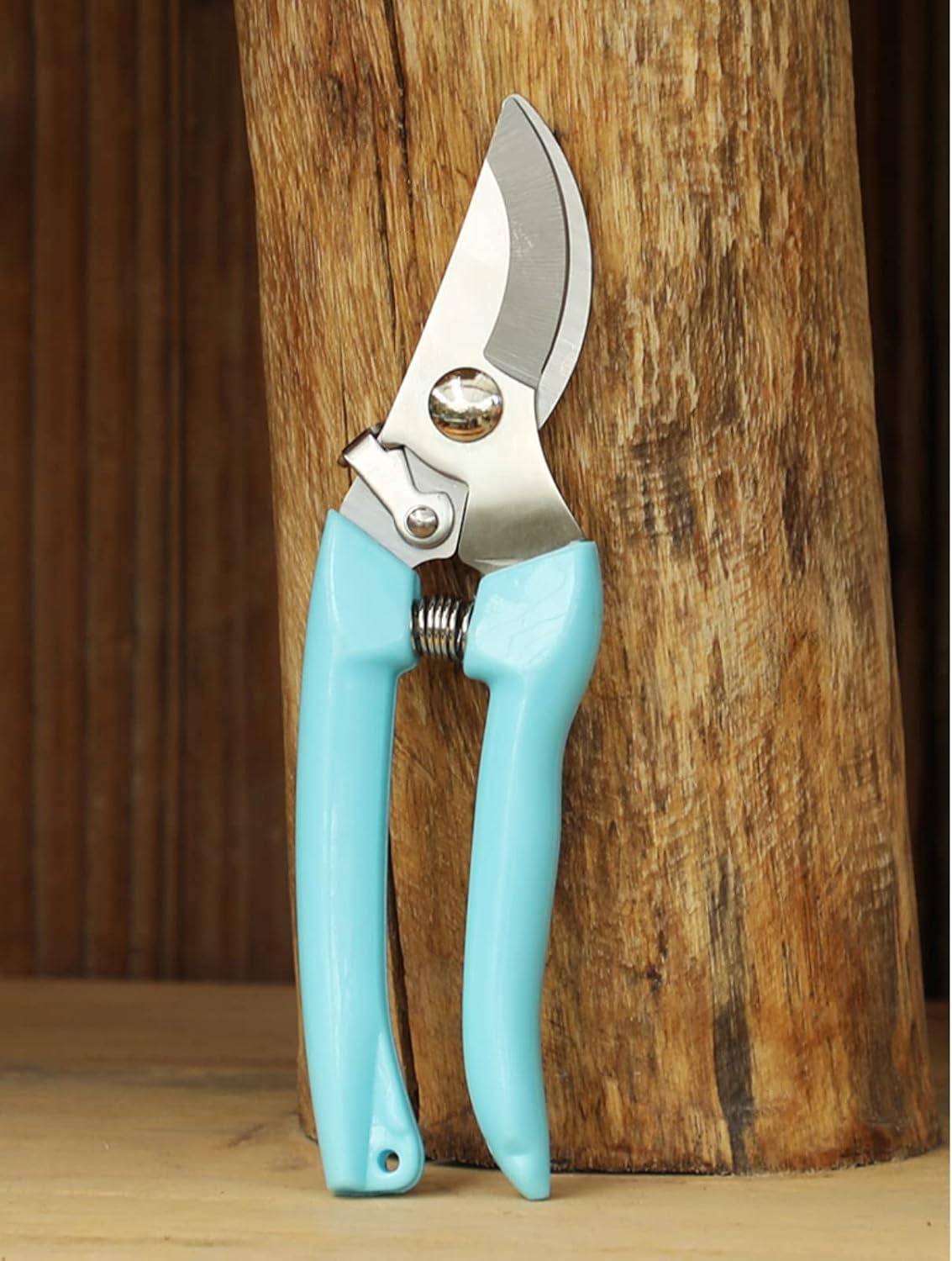 Curve Gardening Scissor with Sharp Stainless Steel Blade Garden Shears for Cutting Flowers Trimming Plants of Yard Florist Flower Rose Herb Hedge Bonsai and Fruits Picking (Pink Handle)