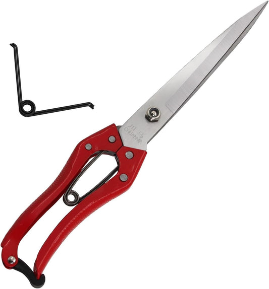 Sheep Shears Manual Stainless Steel Spring Loaded Wool Clipping Scissors