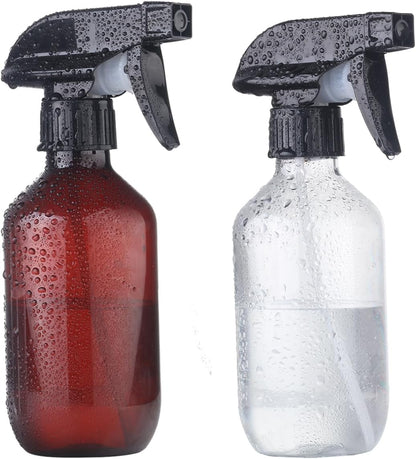 Spray Bottles Water Spray Bottle 2 Packs- BPA Free -10 oz/300 ml Plastic Refillable Containers Fine Mist Small Spray Bottle with Adjustable Nozzle for Hair, Cooking, Cleaning
