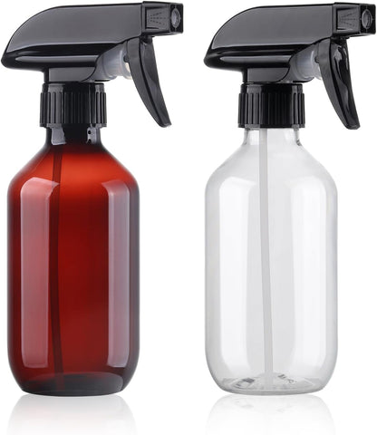 Spray Bottles Water Spray Bottle 2 Packs- BPA Free -10 oz/300 ml Plastic Refillable Containers Fine Mist Small Spray Bottle with Adjustable Nozzle for Hair, Cooking, Cleaning