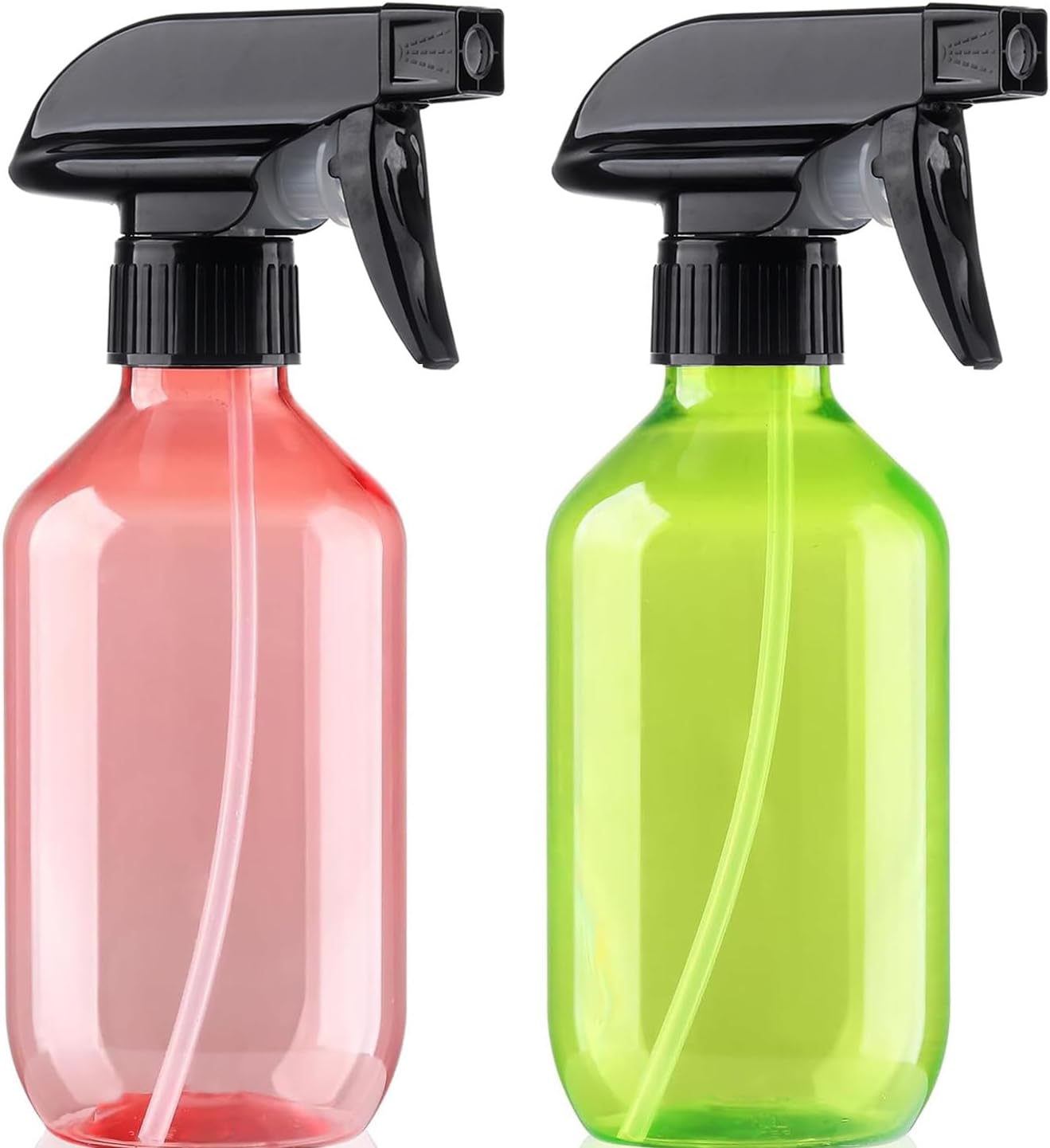 Spray Bottles Water Spray Bottle 2 Packs- BPA Free -10 oz/300 ml Plastic Refillable Containers Fine Mist Small Spray Bottle with Adjustable Nozzle for Hair, Cooking, Cleaning