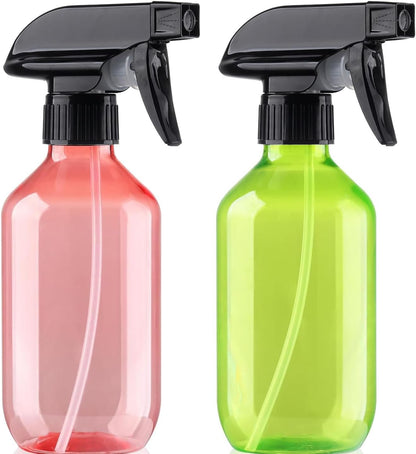 Spray Bottles Water Spray Bottle 2 Packs- BPA Free -10 oz/300 ml Plastic Refillable Containers Fine Mist Small Spray Bottle with Adjustable Nozzle for Hair, Cooking, Cleaning