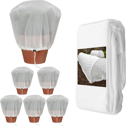 7 Pcs Plant Covers Freeze Protection, Row Cover & Tree Covers Winter