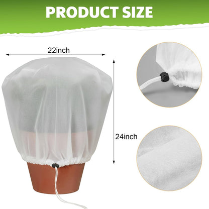 7 Pcs Plant Covers Freeze Protection, Row Cover & Tree Covers Winter