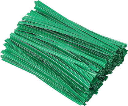 1000 Pcs 5" Red Twist Ties, Plant Ties Cable Ties Reusable Bread Ties for Party Cello Candy Coffee Treat Bags Cake Pops
