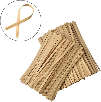 1000 Pcs 5" Red Twist Ties, Plant Ties Cable Ties Reusable Bread Ties for Party Cello Candy Coffee Treat Bags Cake Pops